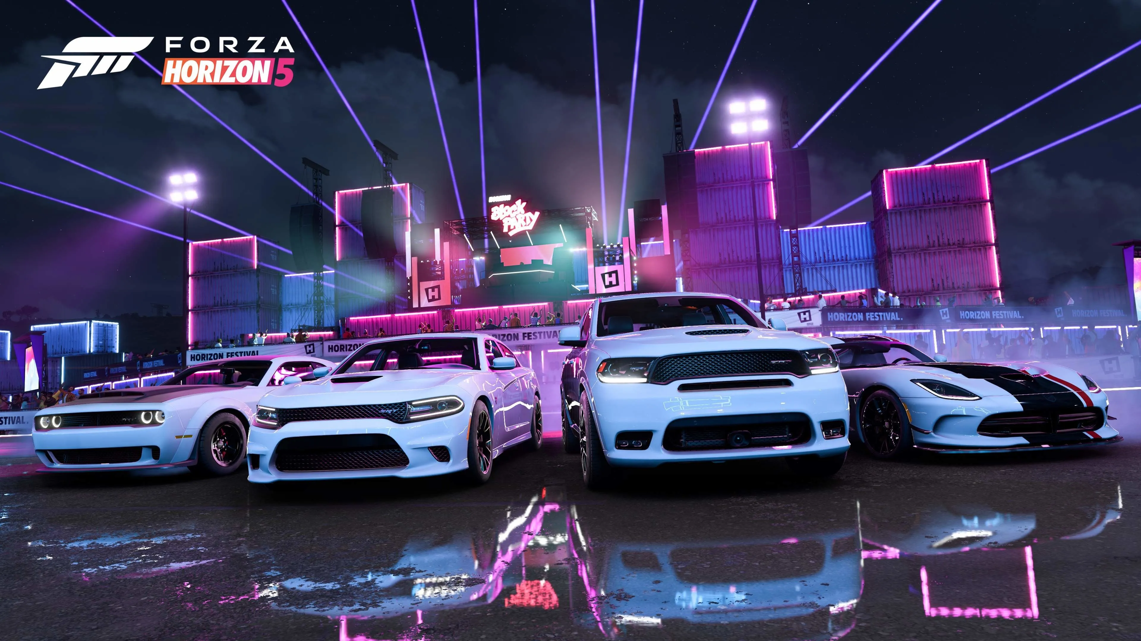 Phone wallpaper: Forza Horizon 5, Dodge Durango Srt, Dodge Viper, Dodge Charger Srt, Dodge Challenger Srt, Video Game, Forza 513047