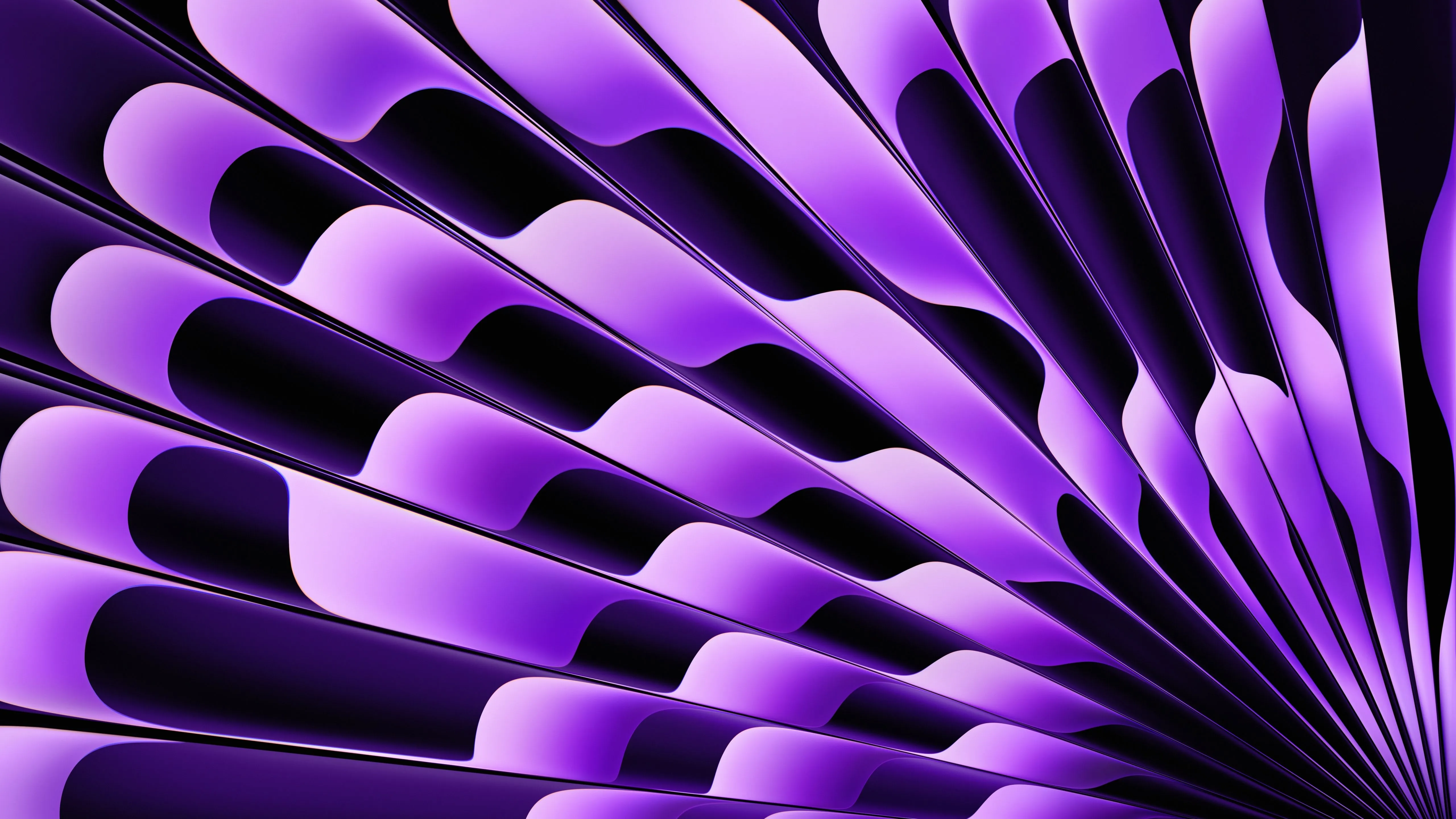 macOS Sonoma Wallpaper 4K, Purple aesthetic