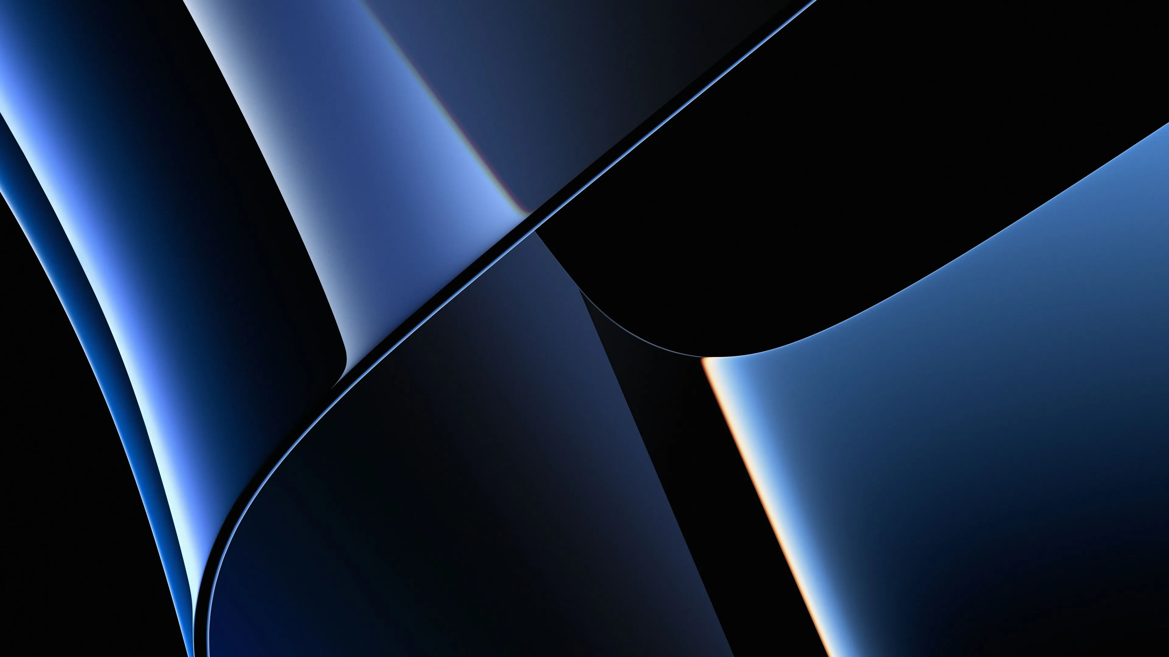 Apple MacBook Pro Wallpaper 4K, Blue, Stock, 2021