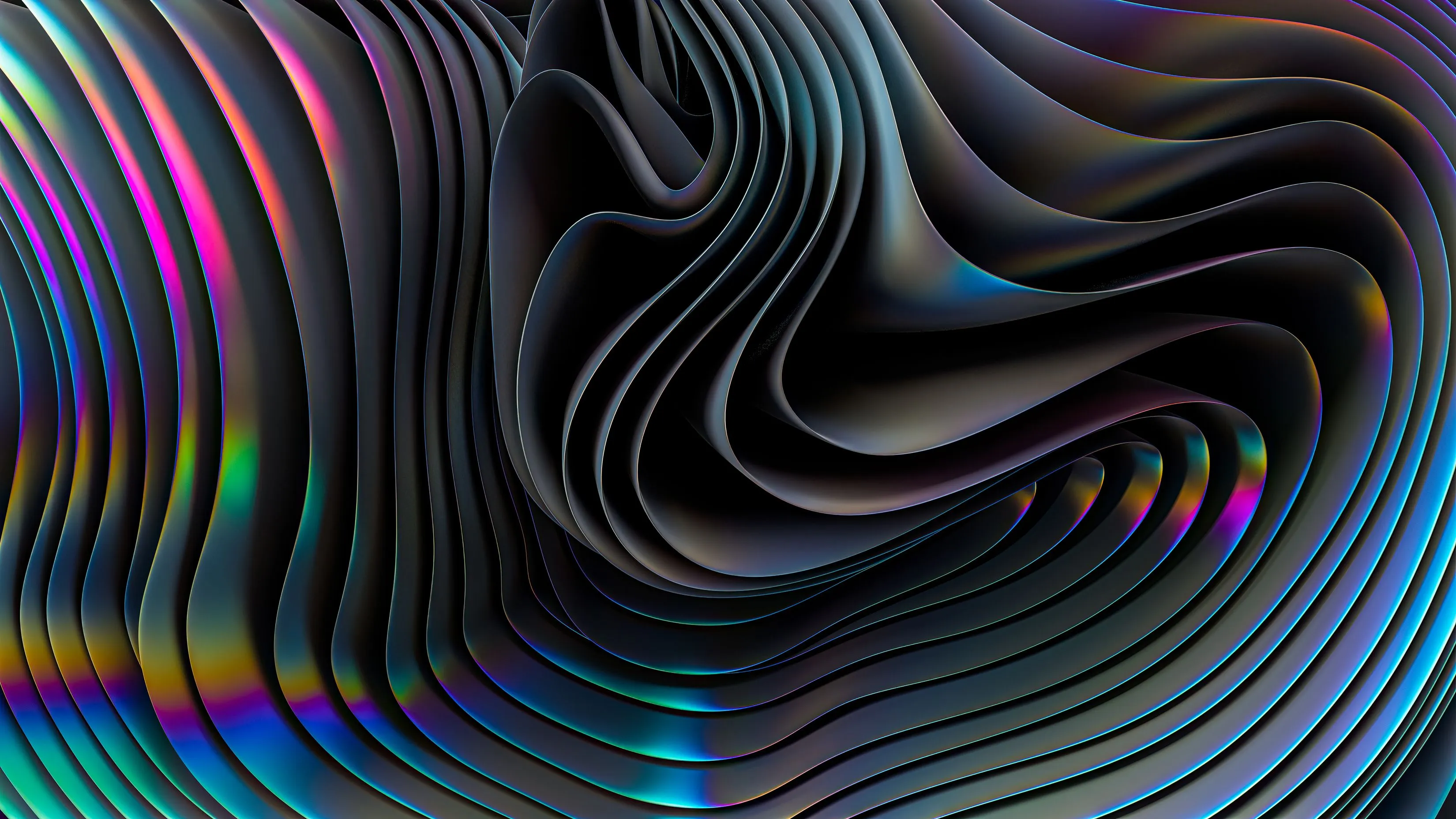 Metallic Aesthetic Iridescent Popular 8K HDR Desktop Wallpaper Background Image For Apple MacBook Air MacBook Pro IMac Windows PC And Linux Computers 4K High Resolution
