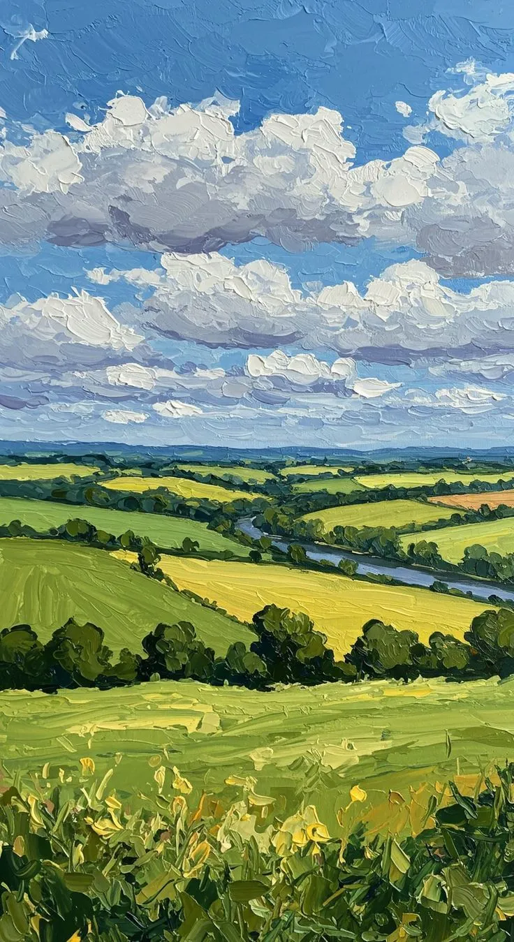 Oil Painting Wallpaper