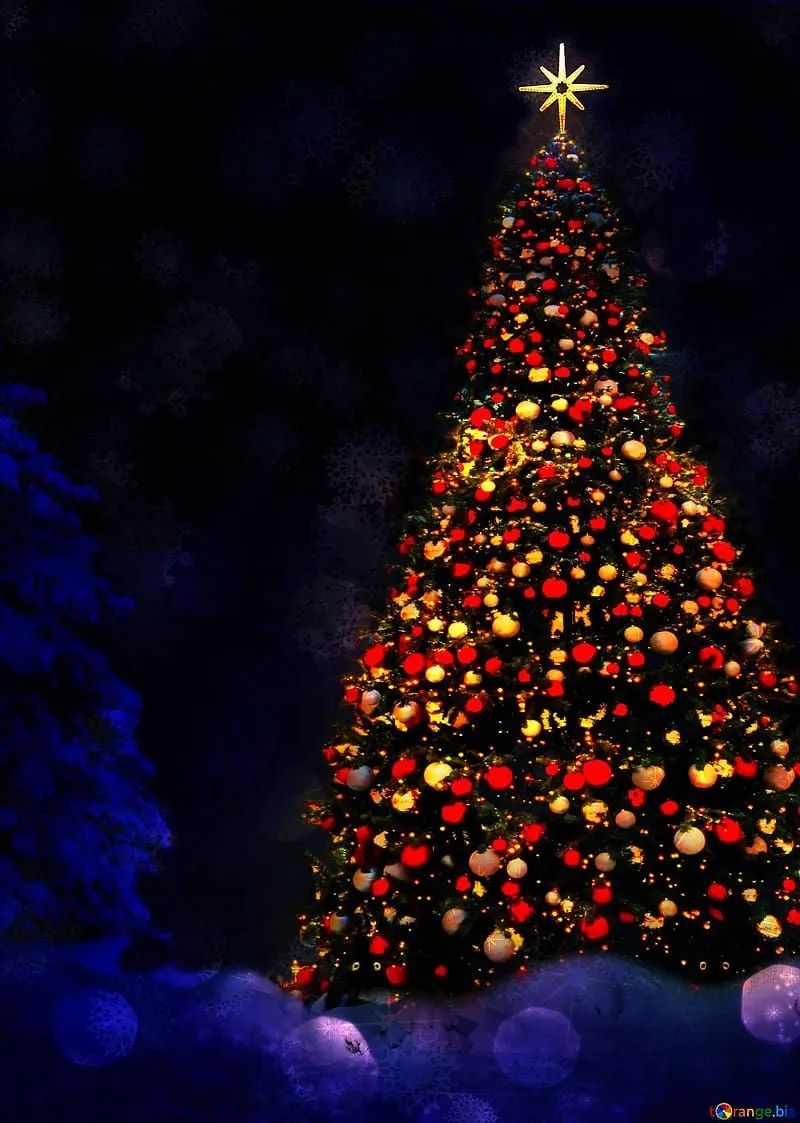 Christmas Tree Vertical, HD phone wallpaper