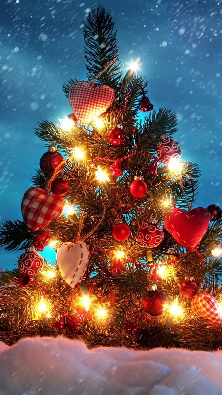 Christmas for Moto G4 Play, christmas tree vertical HD phone wallpaper