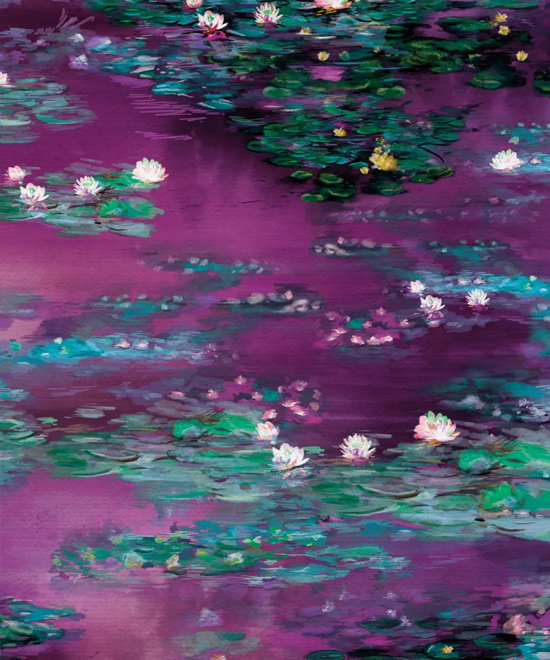 Water Lillies Wallpaper • Dreamy Pond Wallpaper
