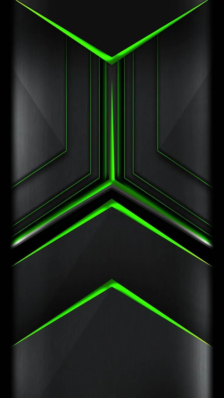 Download Black And Green High Tech Wallpaper