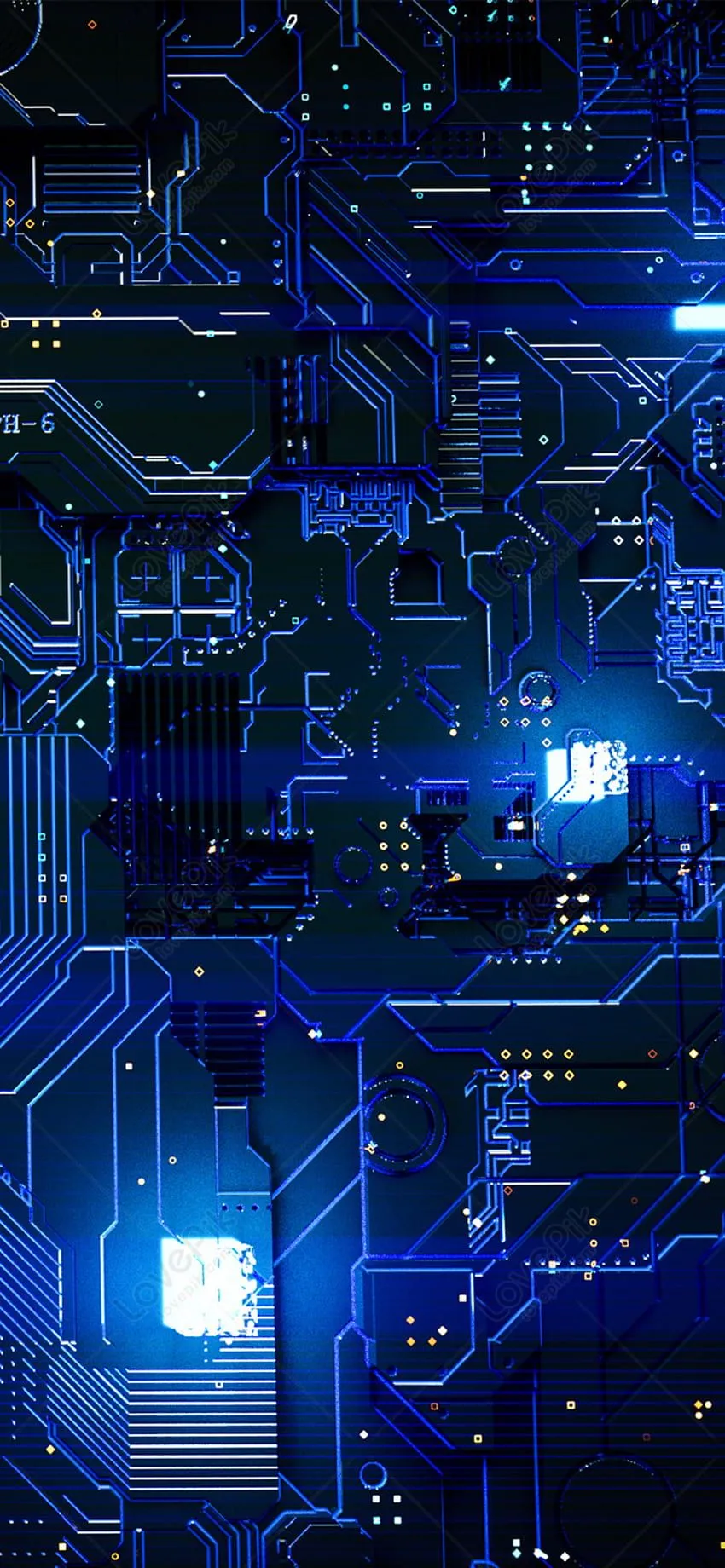 Techno color by ., circuit android HD phone wallpaper
