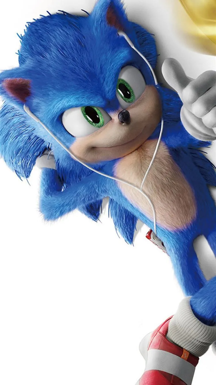 sonic the hedgehog 2020movie poster iPhone 8 Wallpaper Free Download