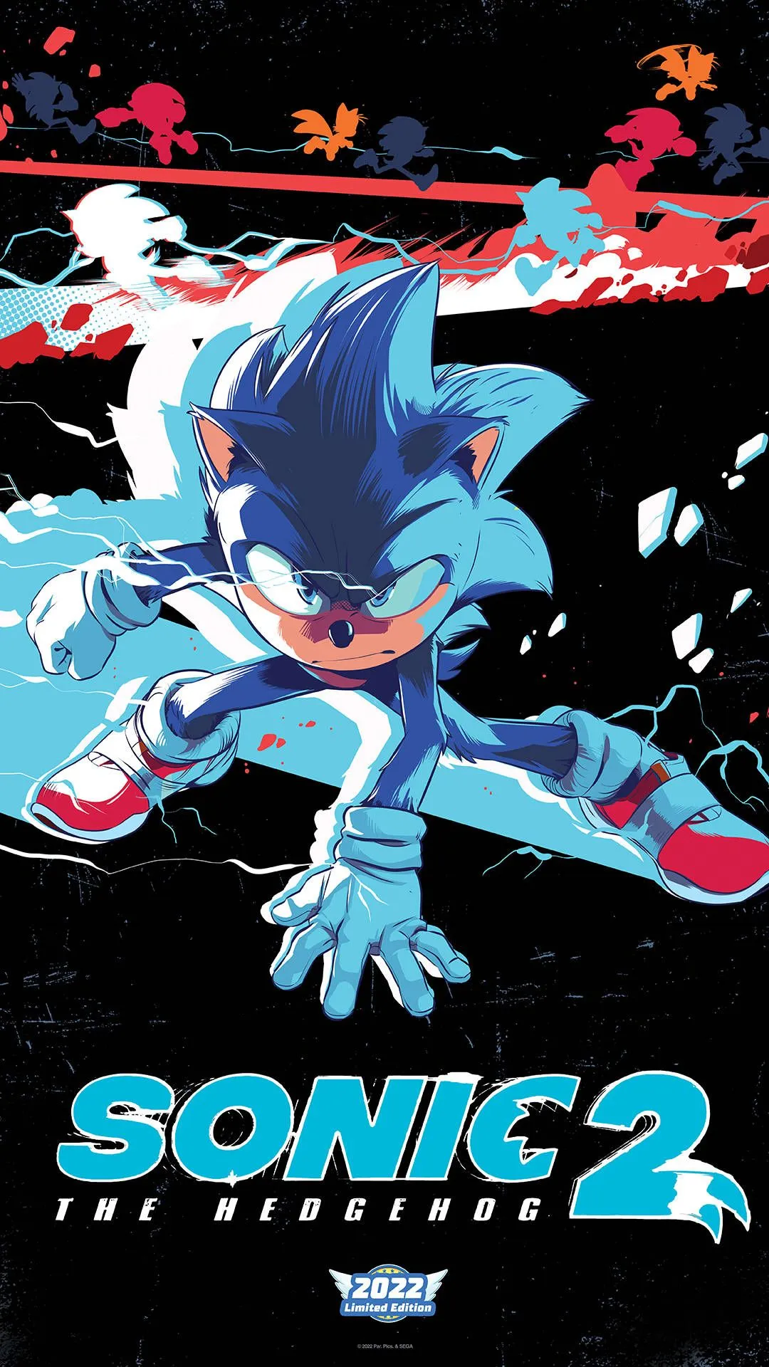 Download Sonic The Hedgehog2 Movie Poster Wallpaper