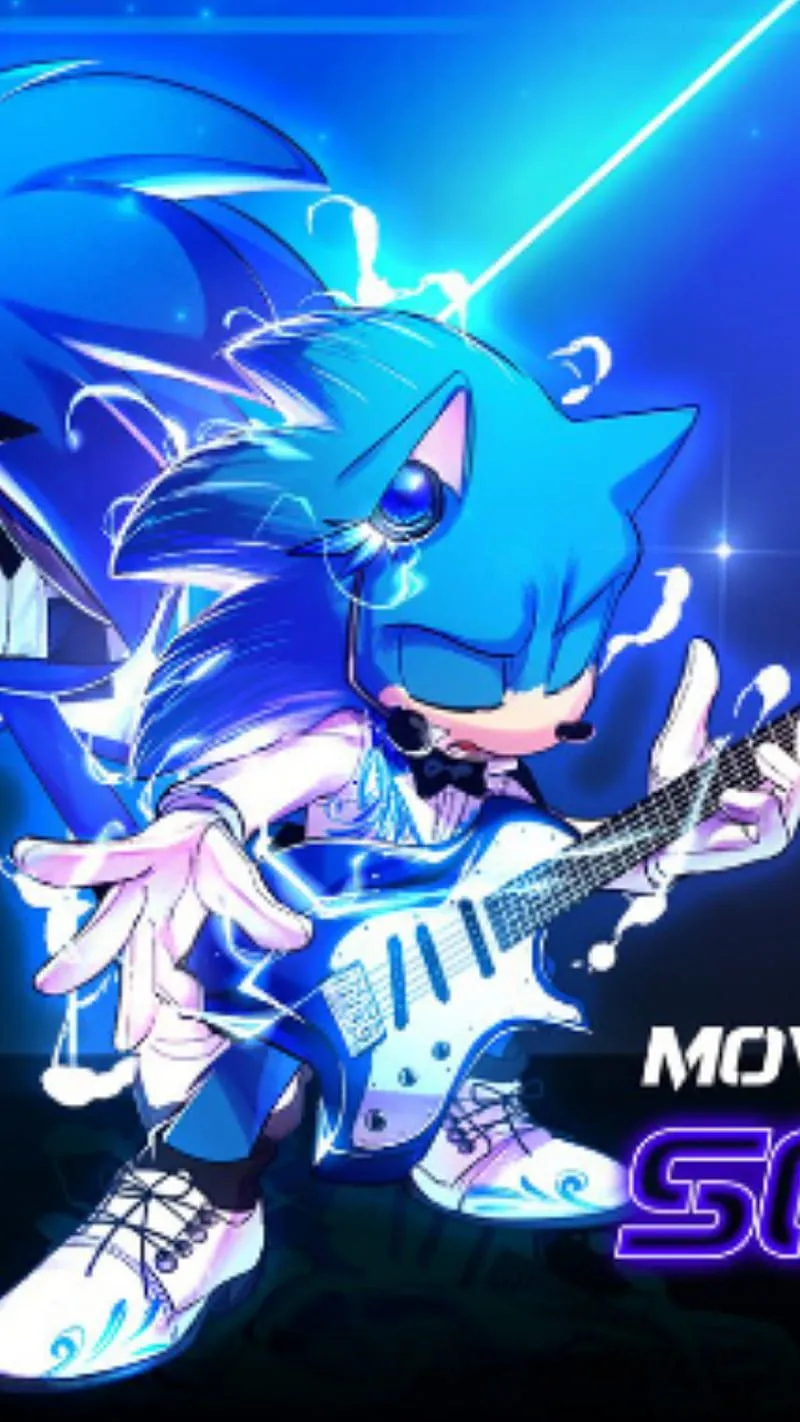 Sonic Movie, paramount, sega, sonic the hedgehog, HD phone wallpaper