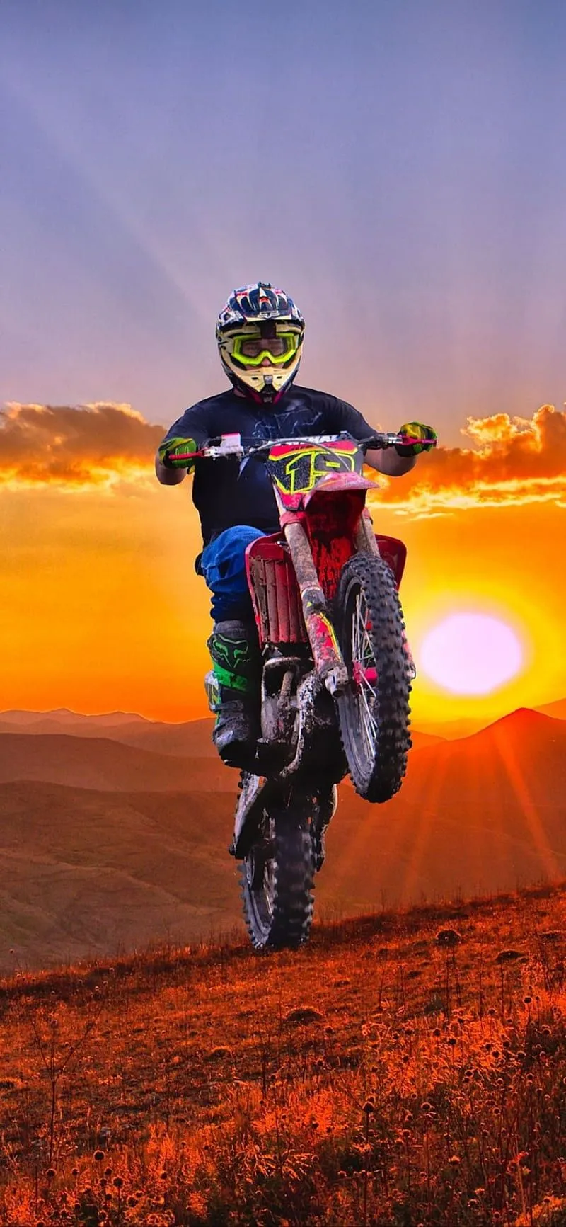 Motorcycle, bike, dirt, exhaust, HD phone wallpaper