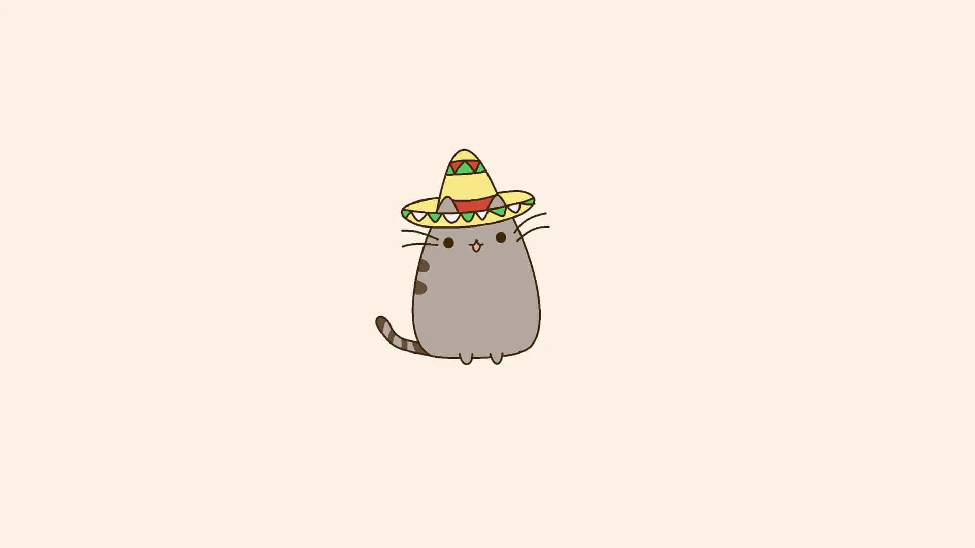 Download Have fun while working with Pusheen the Cat on your Pc! Wallpaper