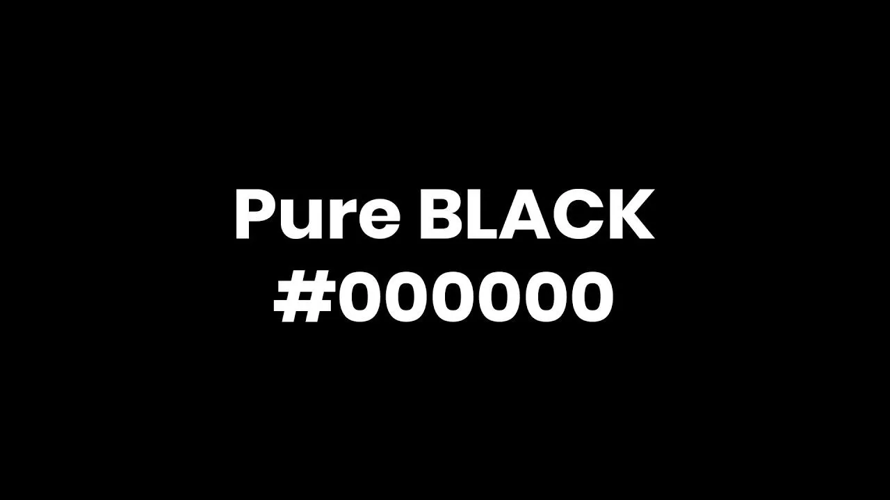 Black Screen. Pure Black 10 mins. Black Background. Black Backdrop