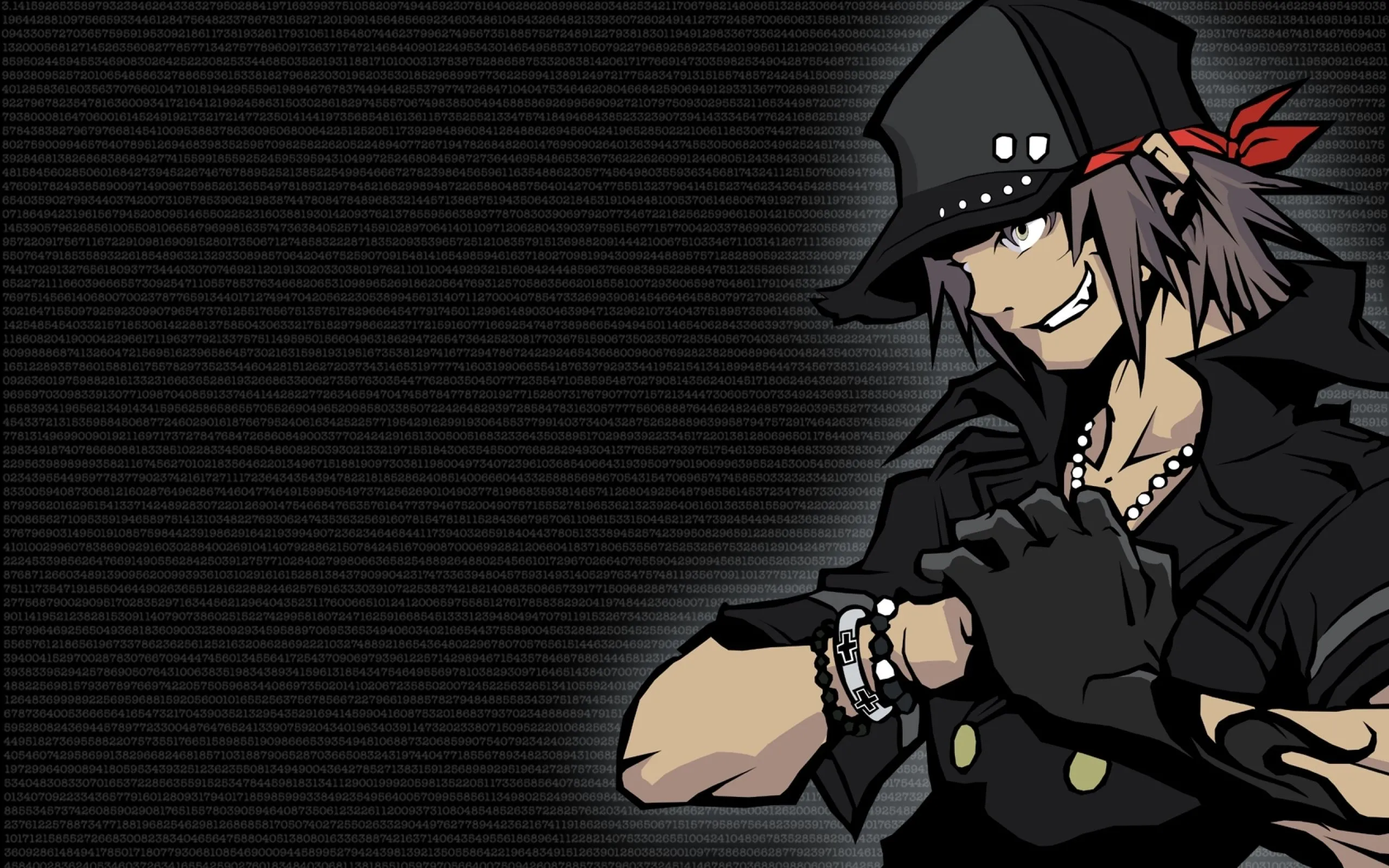 Wallpaper Man in Black Suit Anime Character, Background Free Image