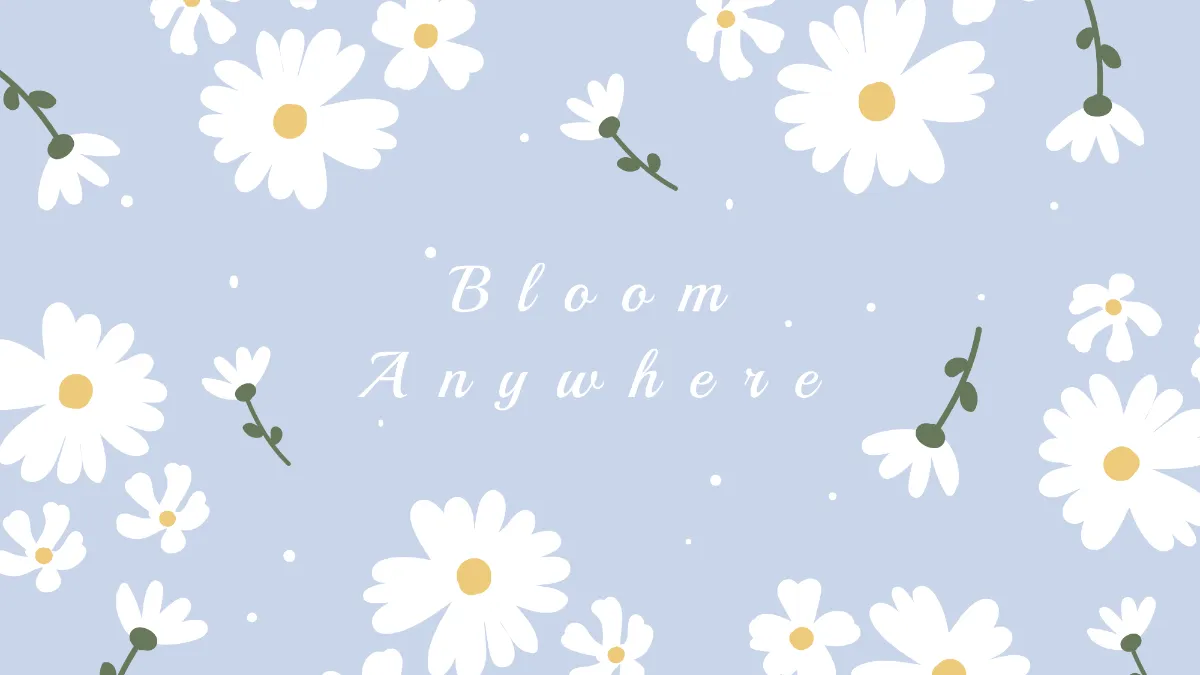 Free White Flower Wallpaper to Edit Online