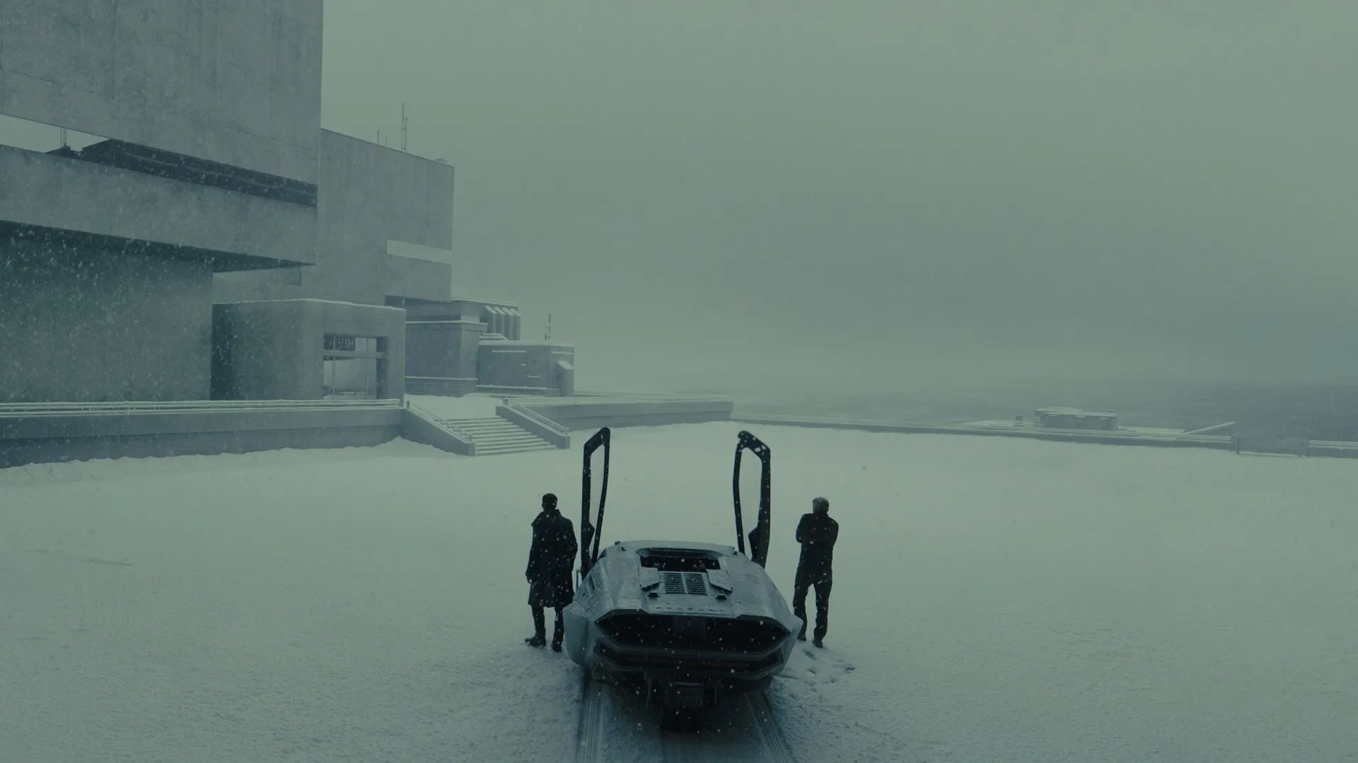 Ryan Gosling, Harrison Ford, Blade Runner, Blade Runner 2049, Movies, Car, Futuristic, Snow, Winter Wallpaper HD / Desktop and Mobile Background