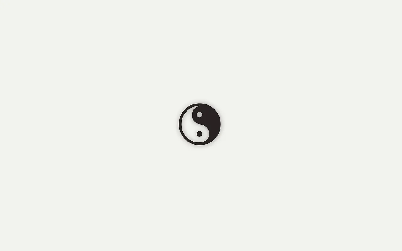 Wallpaper, background, yin yang, free picture, free photo