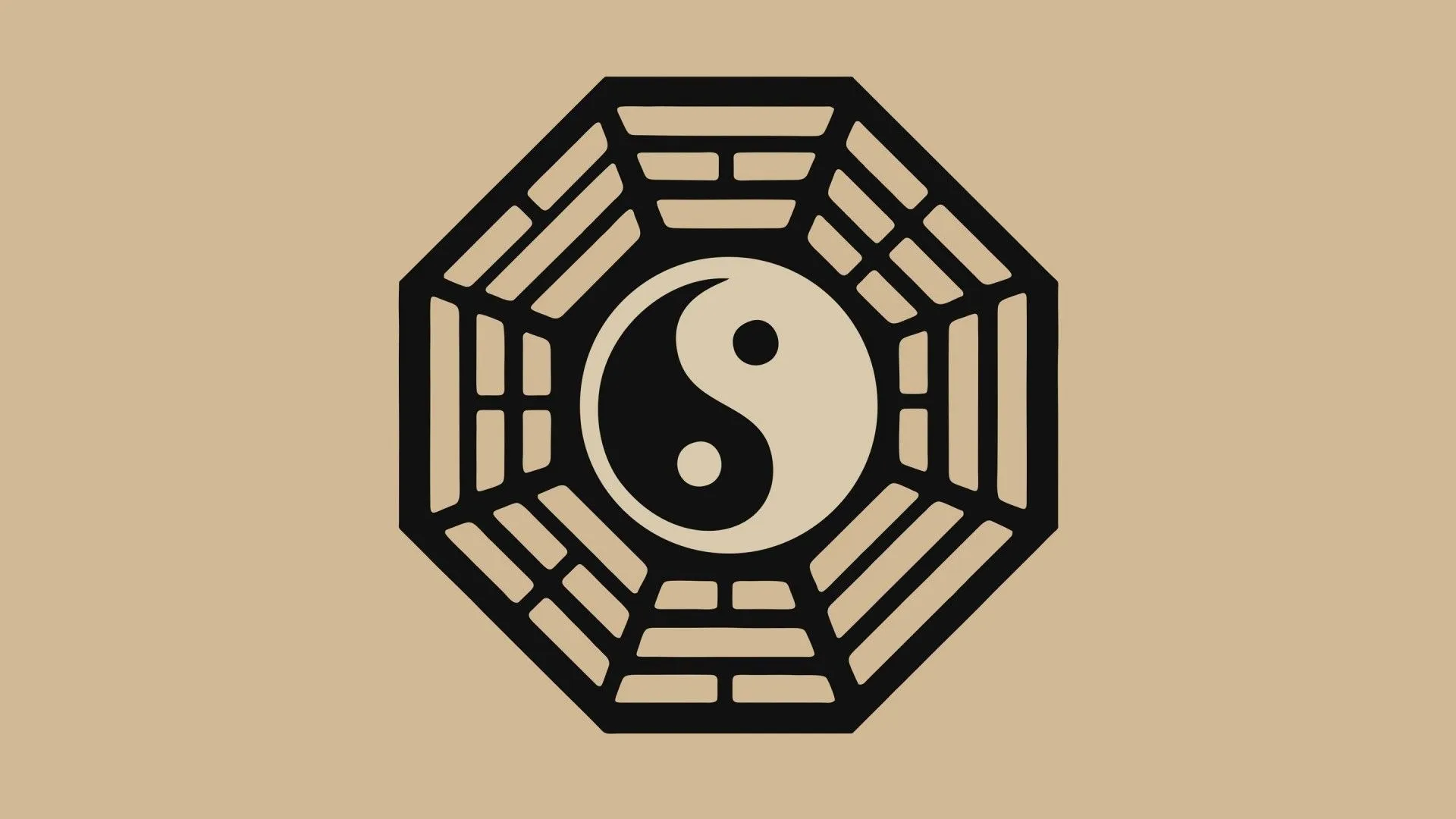 Hd Yin Yang Symbol Trigrams, HD Wallpaper