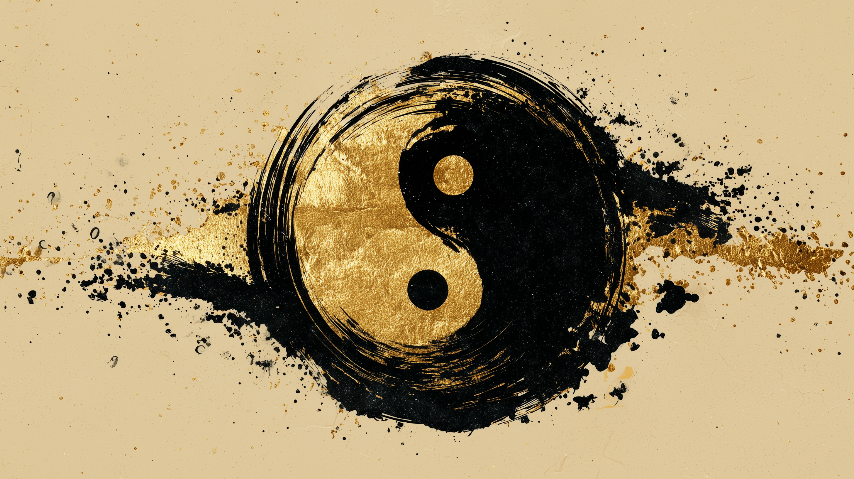 Yin and Yang Wallpaper for Modern Visual Harmony