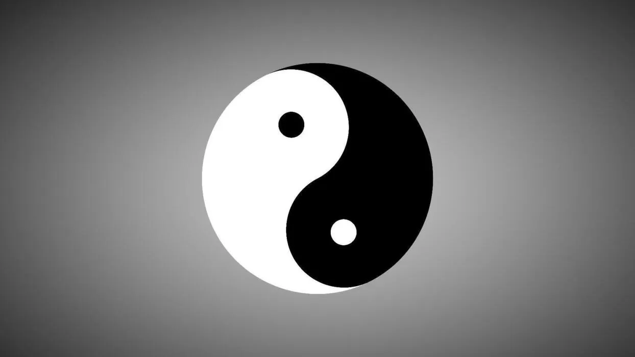 Yin Yang Symbol Motion Graphic Animation
