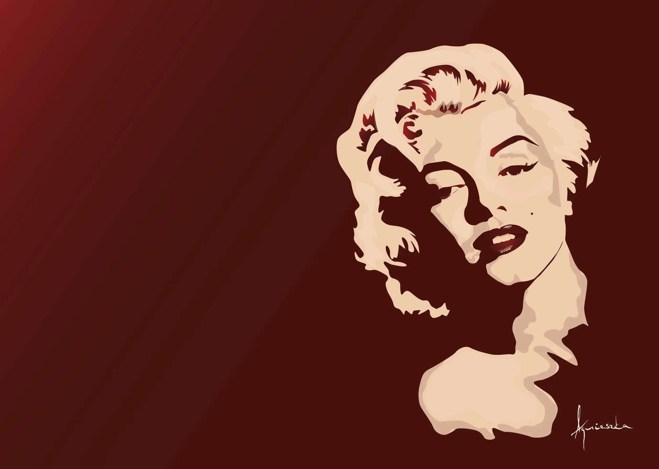 Wallpaper actress, singer, legend, Marilyn Monroe, Marilyn Monroe for mobile and desktop, section минимализм, resolution 2516x1789