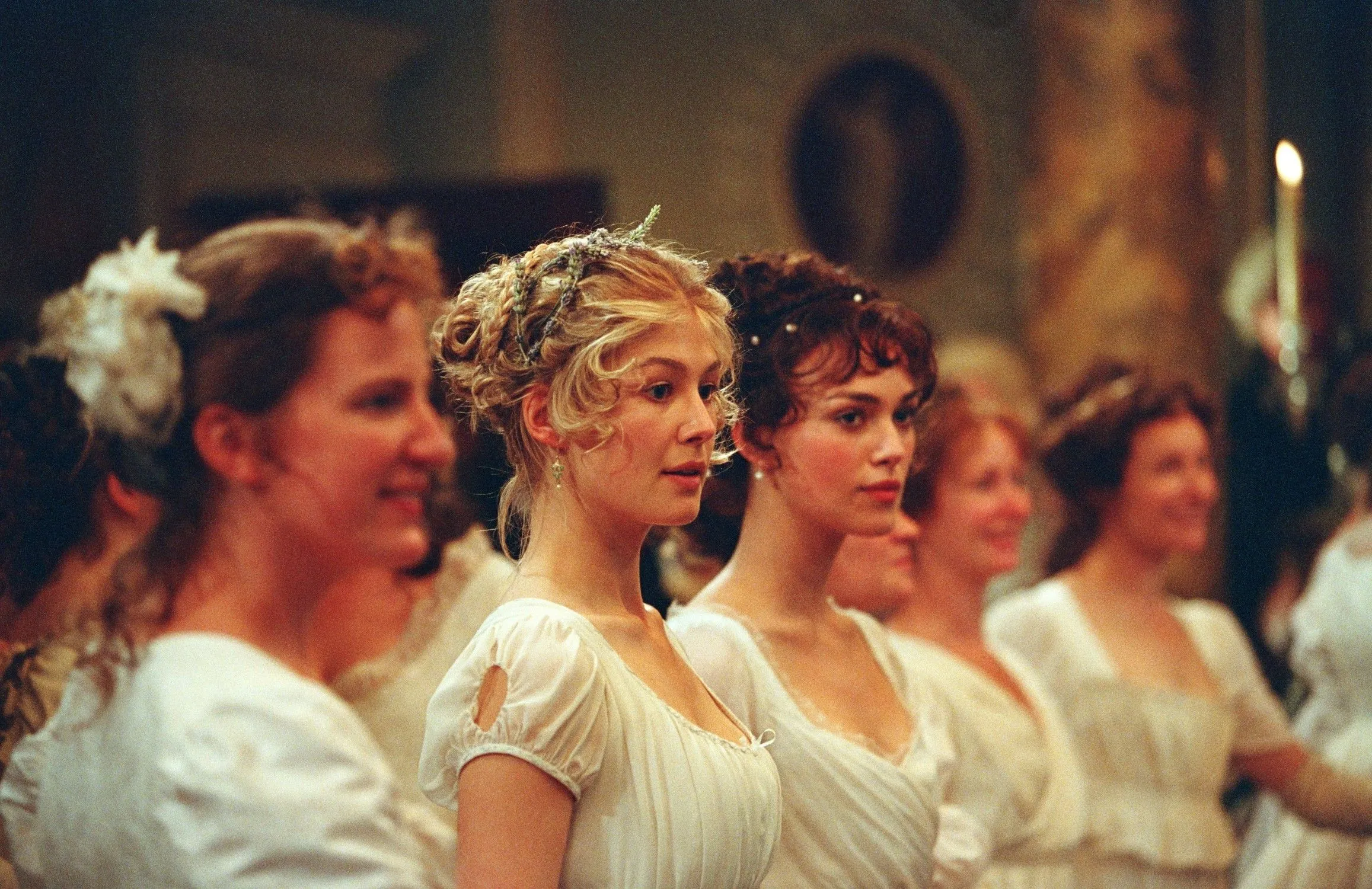 Download Keira Knightley Rosamund Pike Movie Pride & Prejudice HD Wallpaperx1500