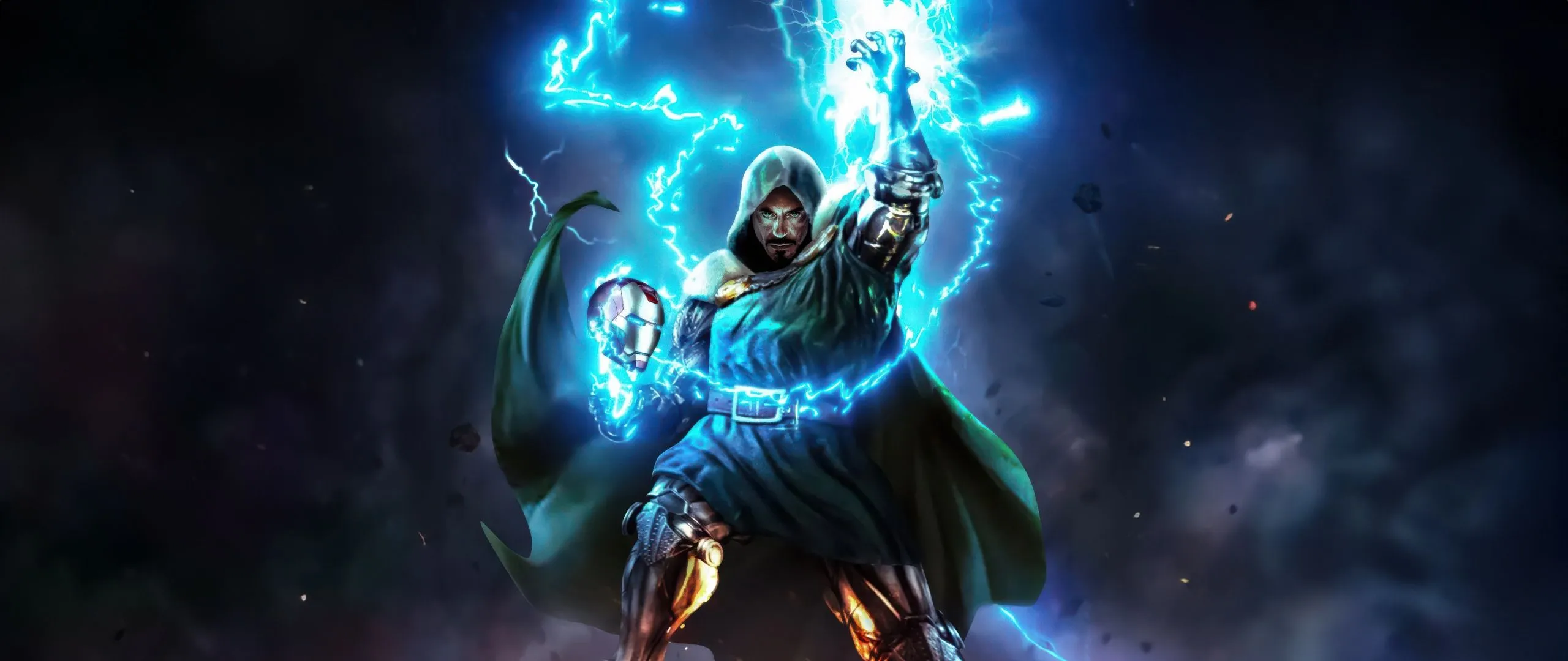 Robert Downey Jr Wallpaper 4K, Doctor Doom, Fan Art
