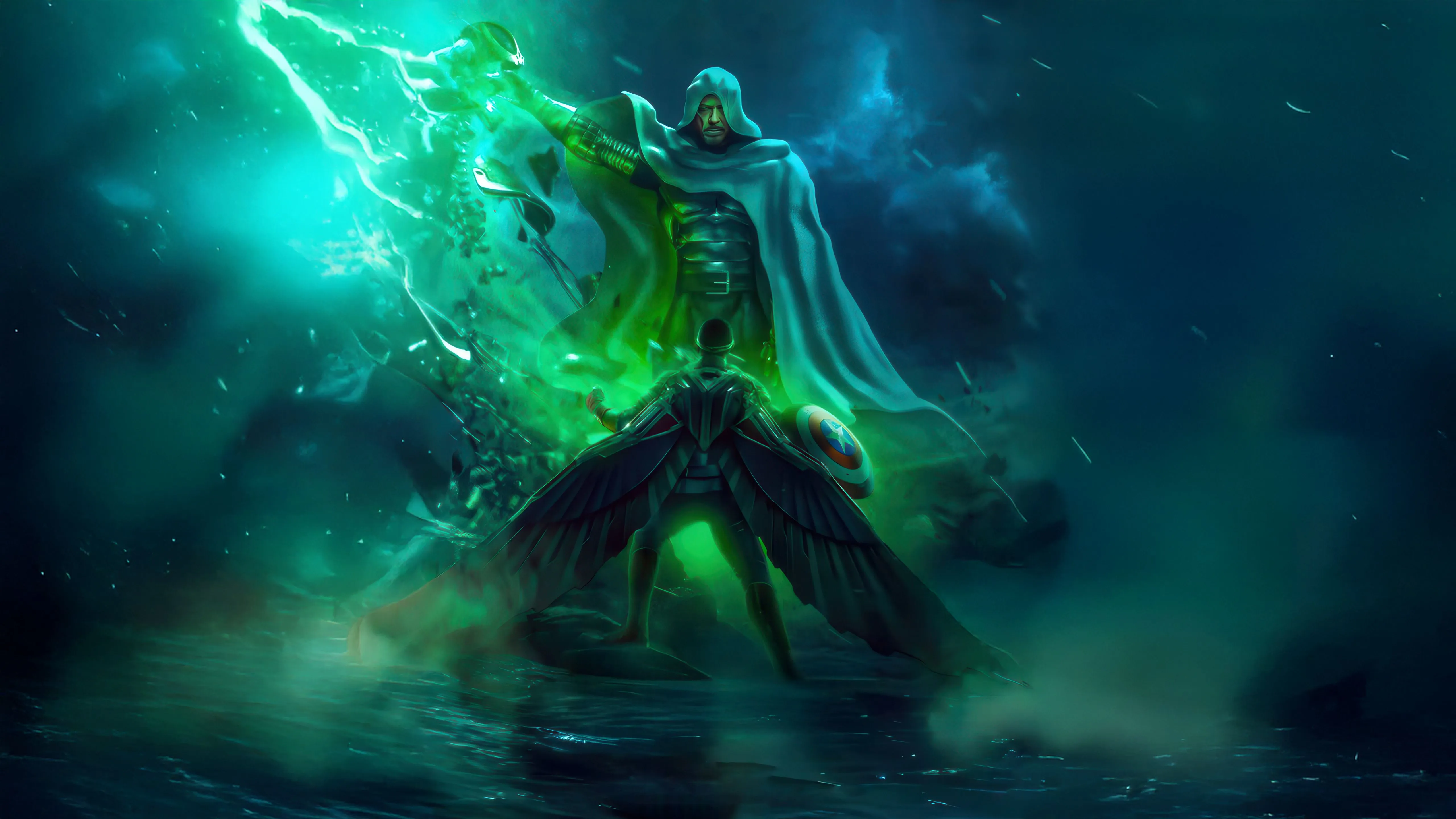 Doctor Doom Vs Captain America Wallpaper, HD Superheroes Wallpaper, 4k Wallpaper, Image, Background, Photos and Picture