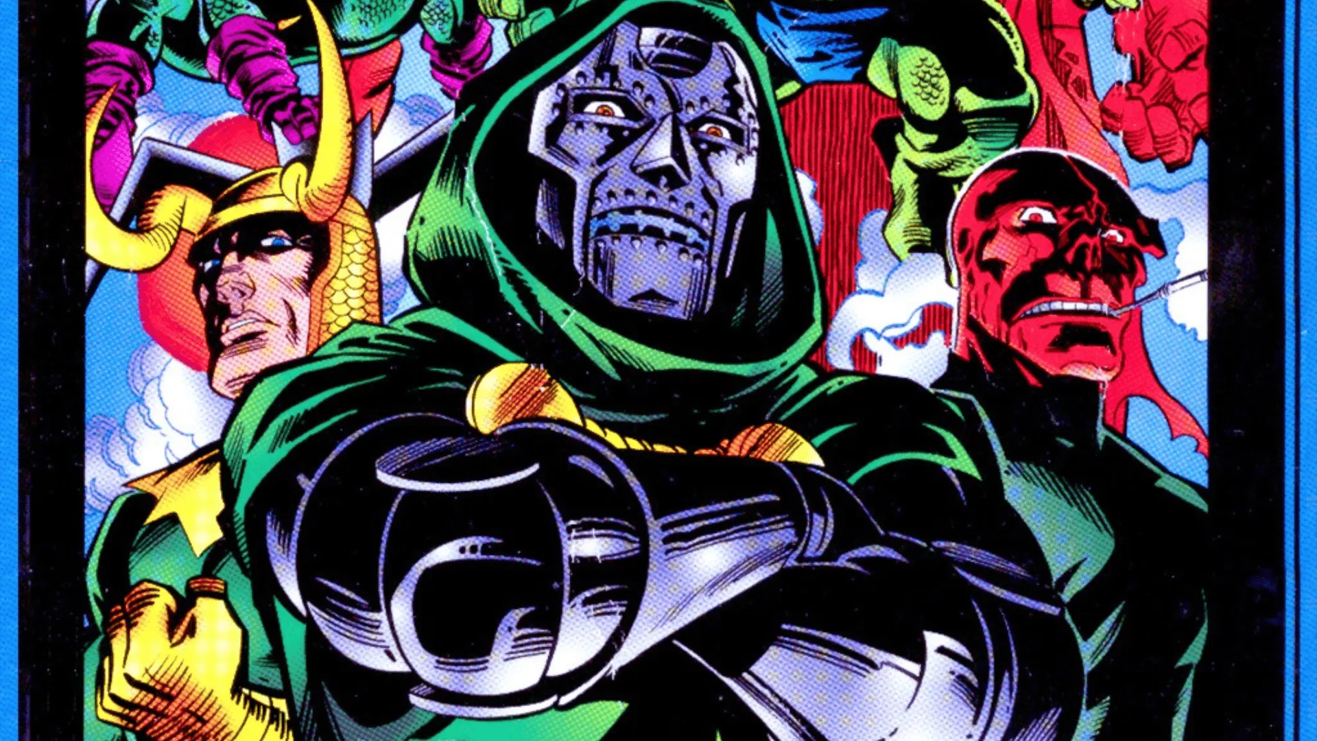 Doctor Doom And Villains From Marvel Comics HD Wallpaper