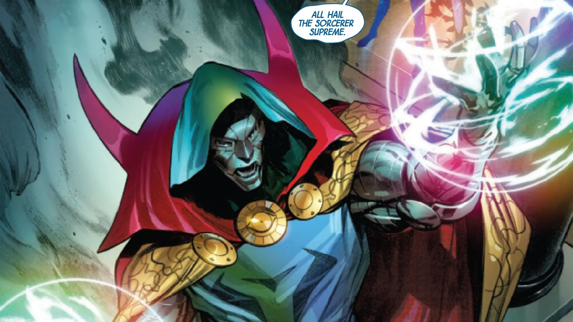 Goodbye Doctor Strange Doom is now officially the Sorcerer Supreme of the Marvel Universe