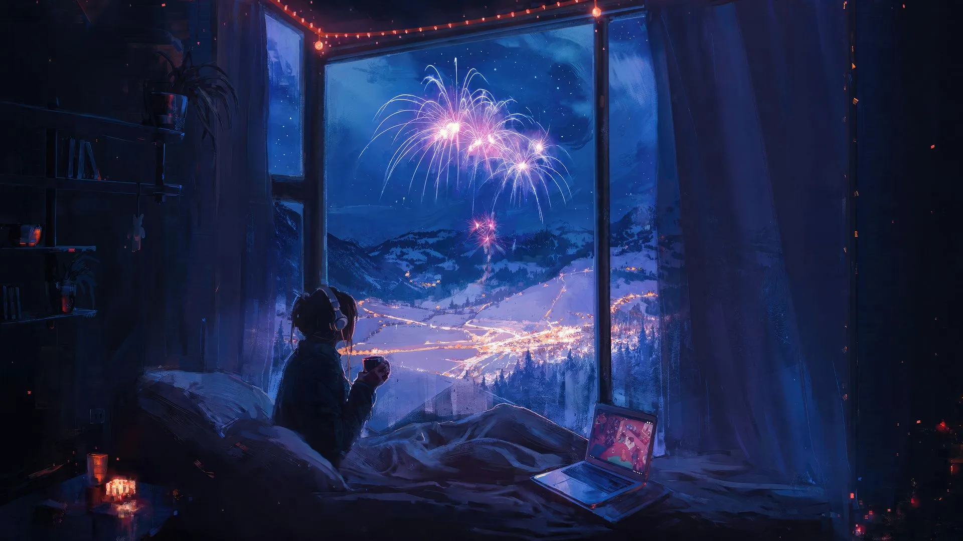 Lofi Girl Coffee In Hand Laptop Full HD 1080P , HD 4k Wallpaper Image, Background, Photos and Picture