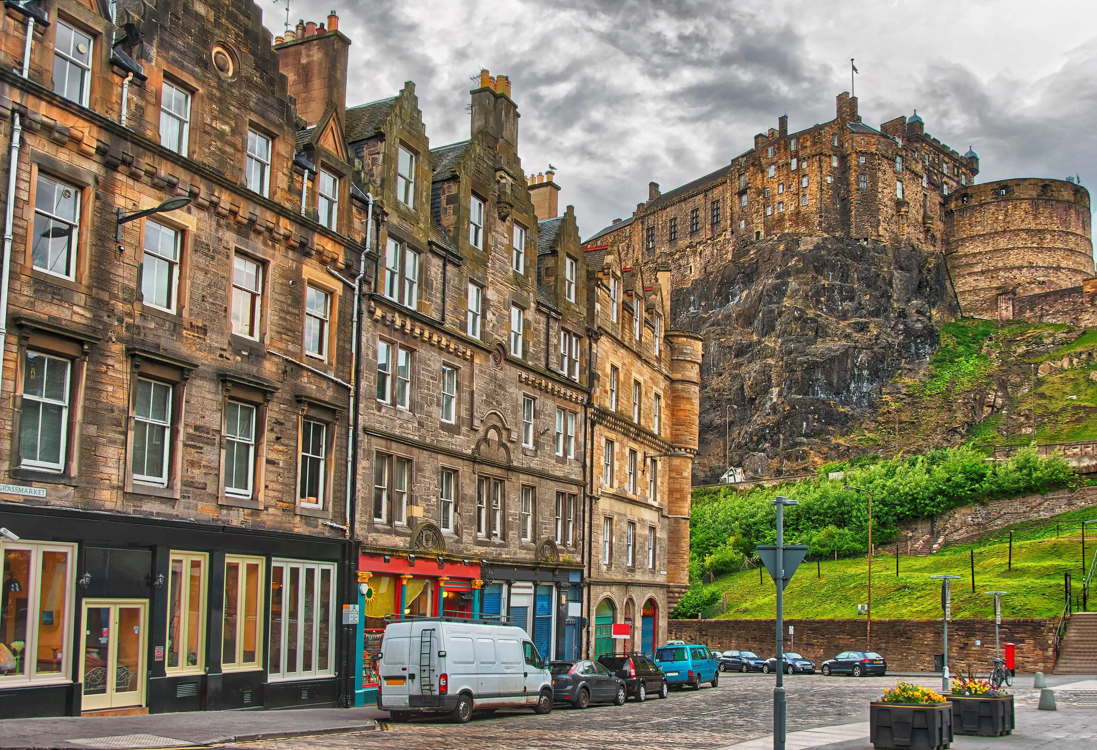Download Edinburgh Scotland Architecture Building Man Made Street HD Wallpaperx2392