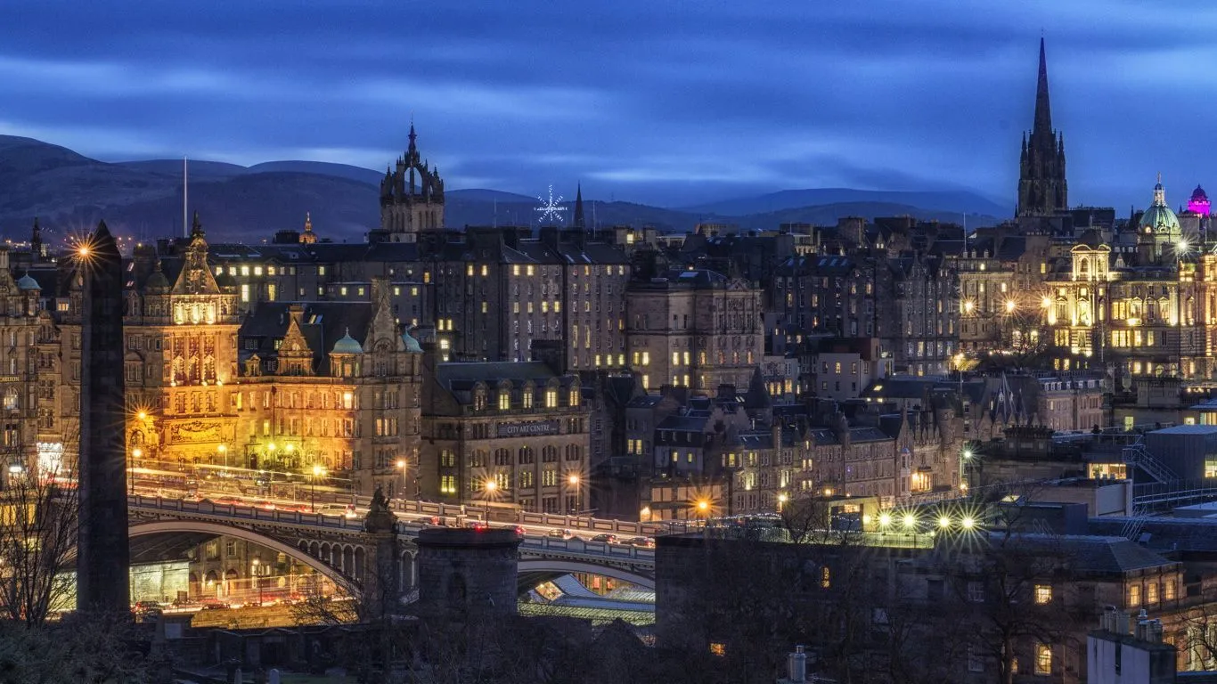 Laptop Edinburgh Wallpaper Free 1366x768 High Quality Background