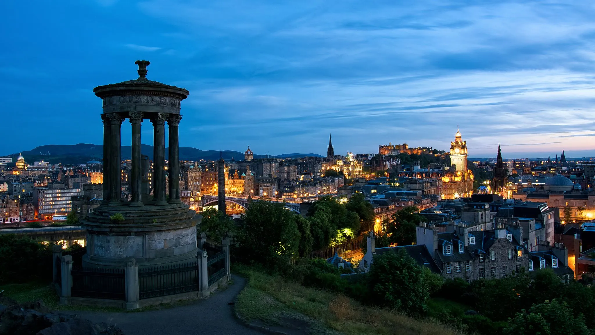 Edinburgh. the anchored traveller