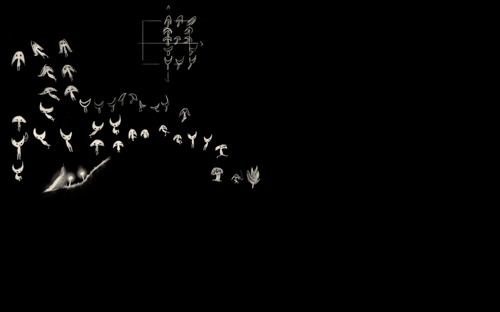 Download Find Beauty In The Subtle Darkness Of Japanese Aesthetic Black Wallpaper