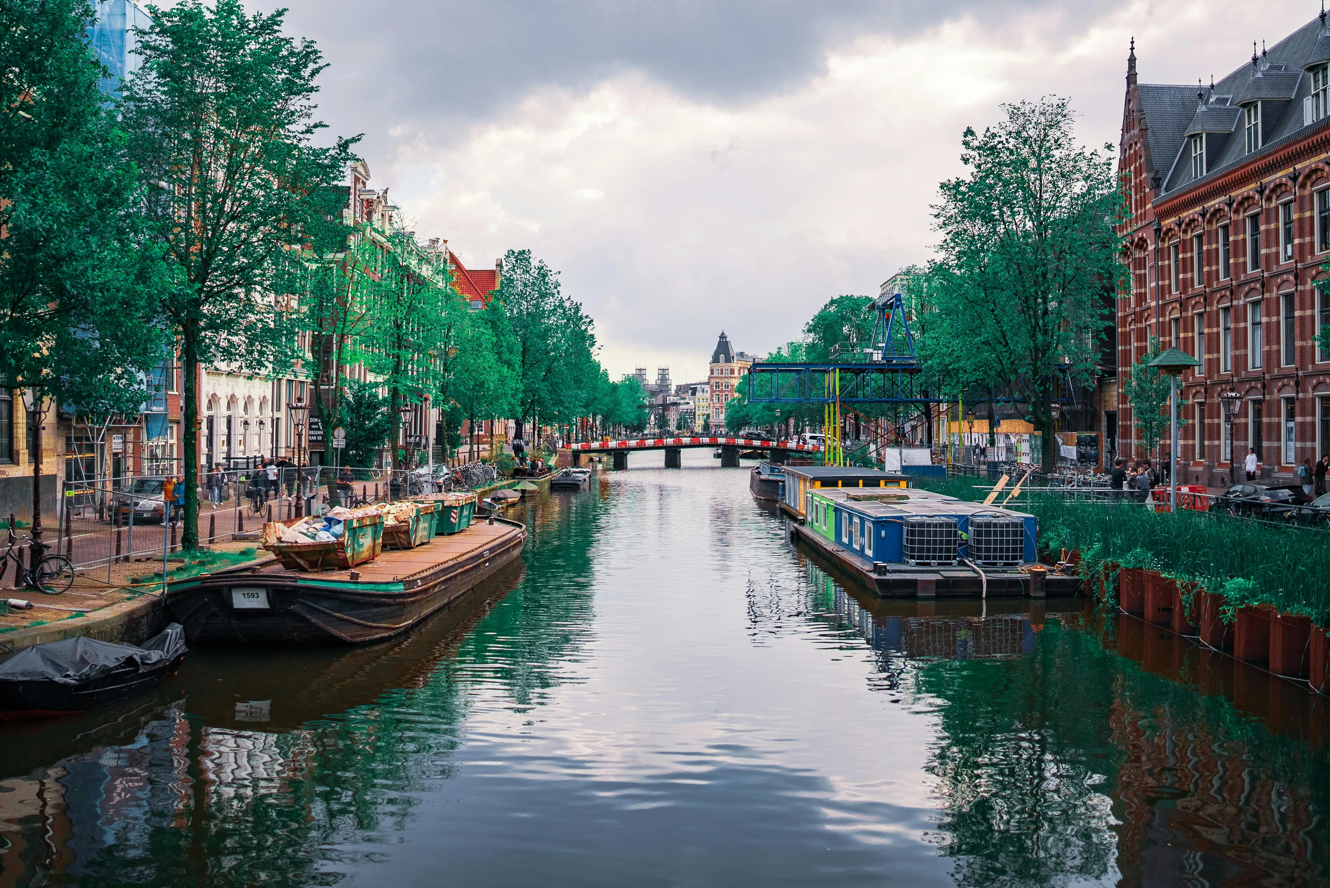 Scenic View of Amsterdam · Free