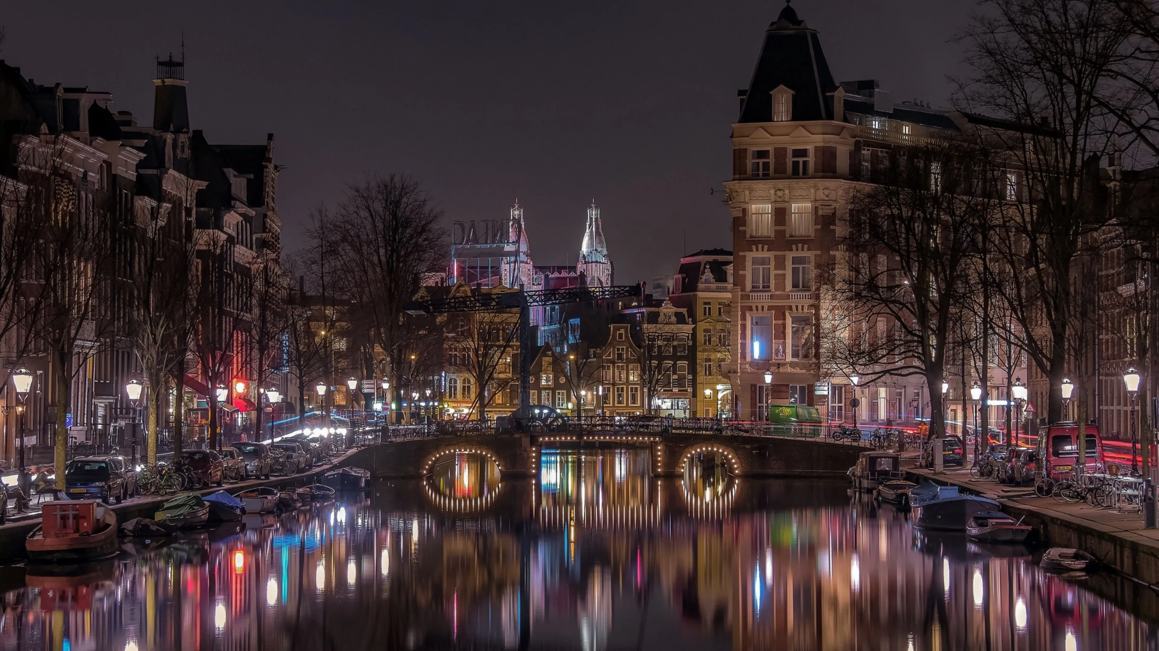 Amsterdam at night