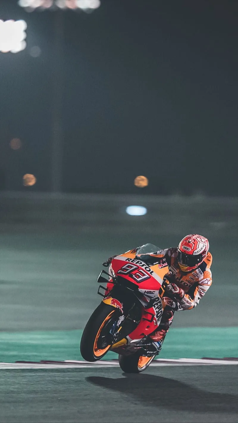 Marc Marquez, bike, motor, motorcycle, HD phone wallpaper