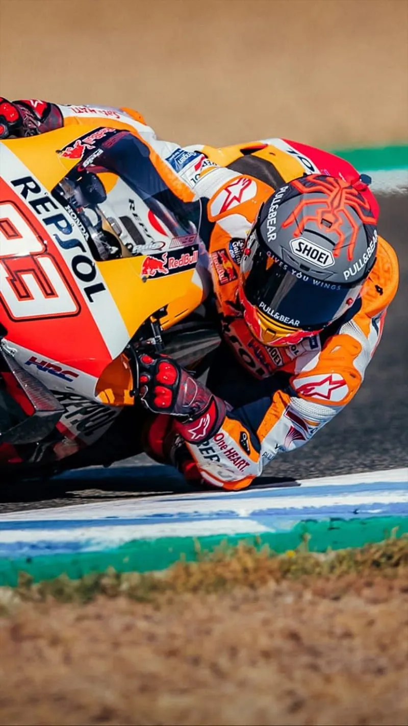 Marcmarquez, 93, biker, motogp, racer, HD phone wallpaper