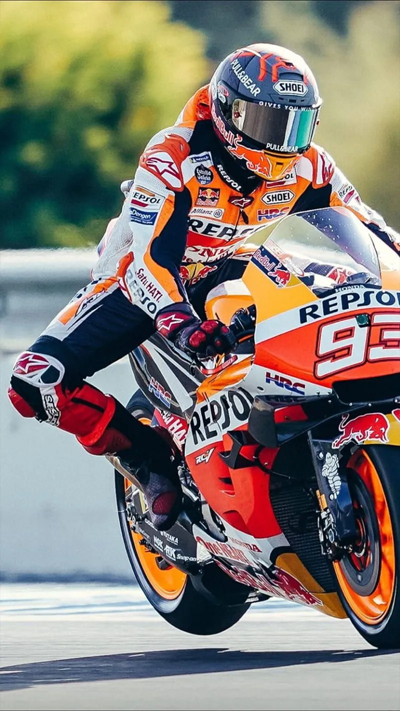 Marcmarquez, 93, bike, motogp, motor, racing, track, HD phone wallpaper