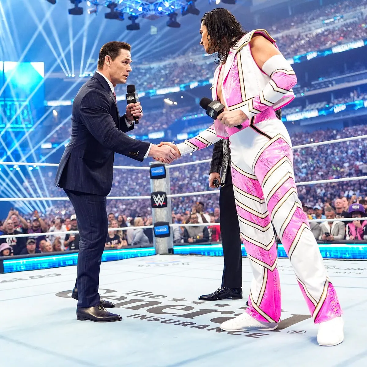 John Cena and Danhausen embarrass The Miz and Kit Wilson: photoWWE