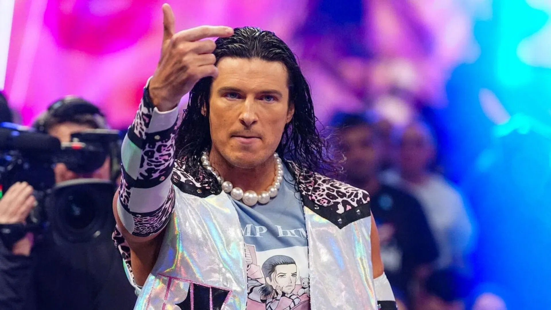 WWE Superstar Kit Wilson breaks character in a rare moment