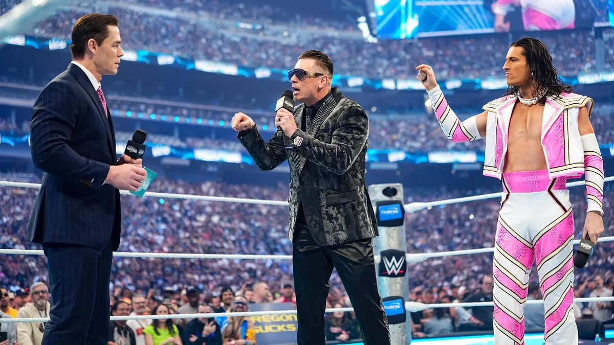 John Cena and Danhausen embarrass The Miz and Kit Wilson: photoWWE