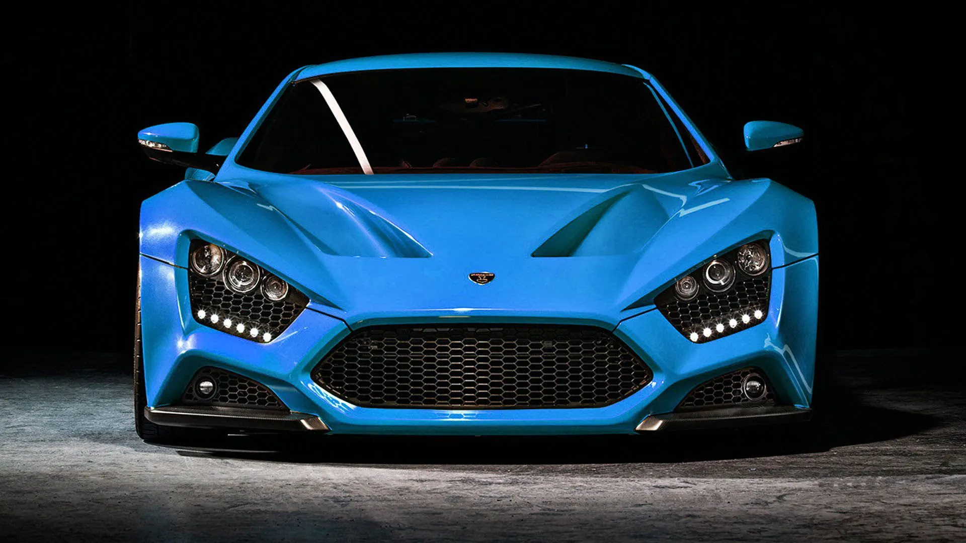 zenvo st1, Zenvo, Car, Vehicle, Blue cars, Vehicle front Wallpaper HD / Desktop and Mobile Background