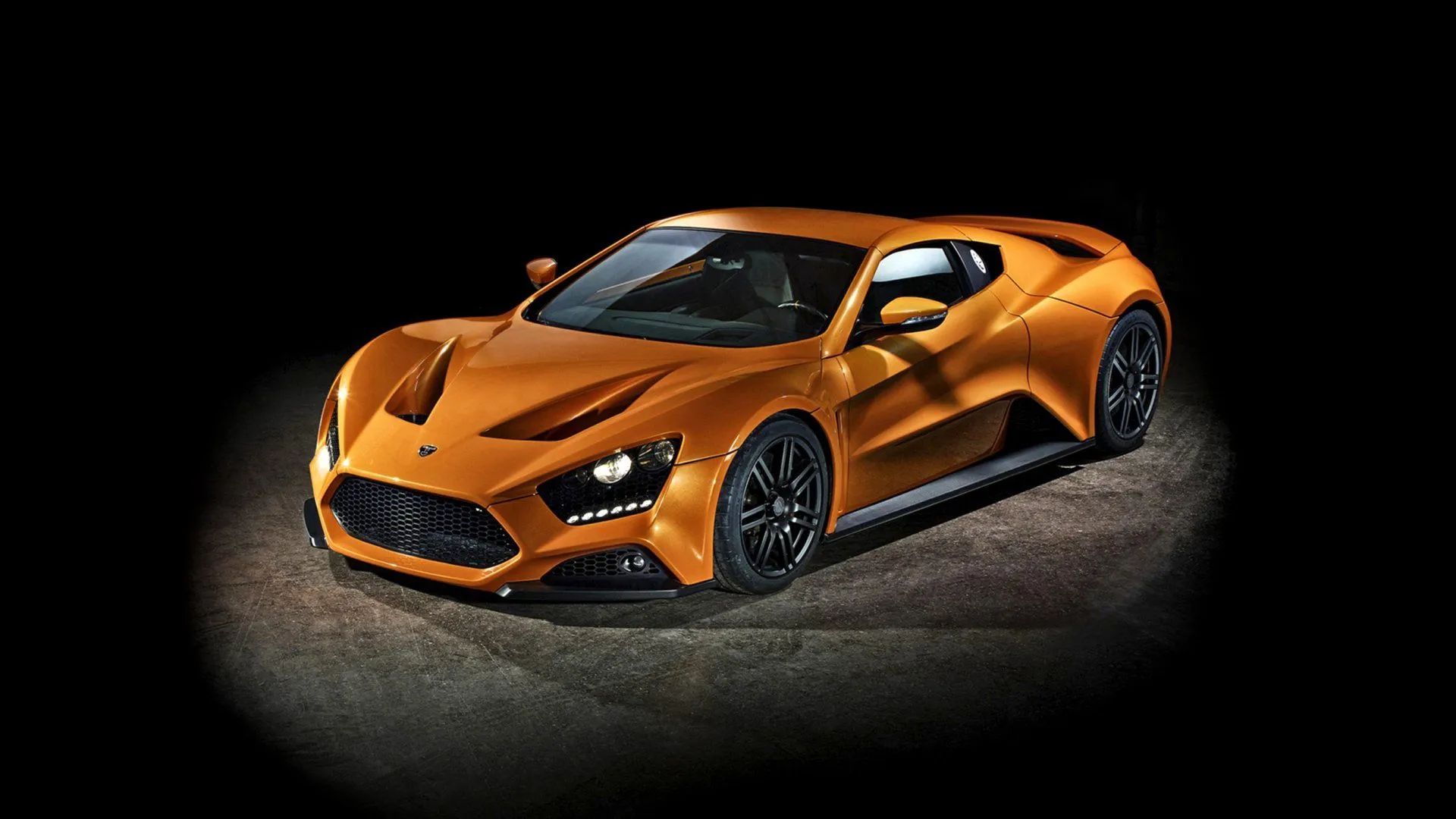 Download Supercar Orange Car Car Zenvo Vehicle Zenvo ST1 HD Wallpaperx1530