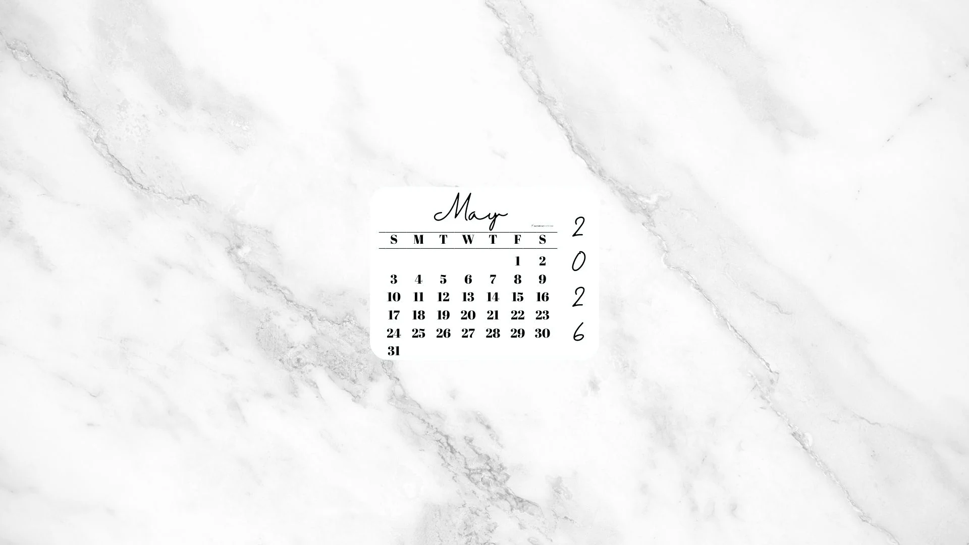 May Desktop Background