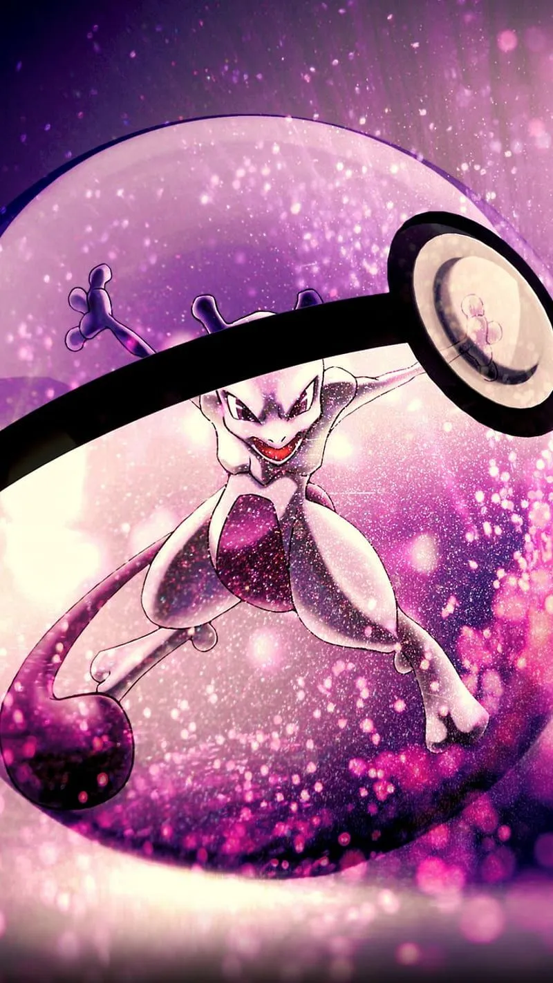 Mewtwo, pokemon, anime, HD phone wallpaper