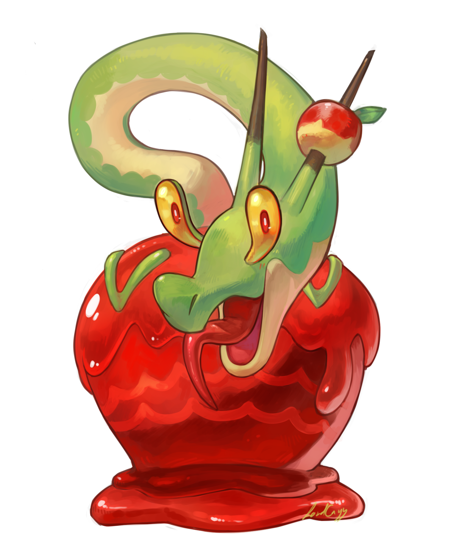 hydrapple by Cayyru on Newgrounds