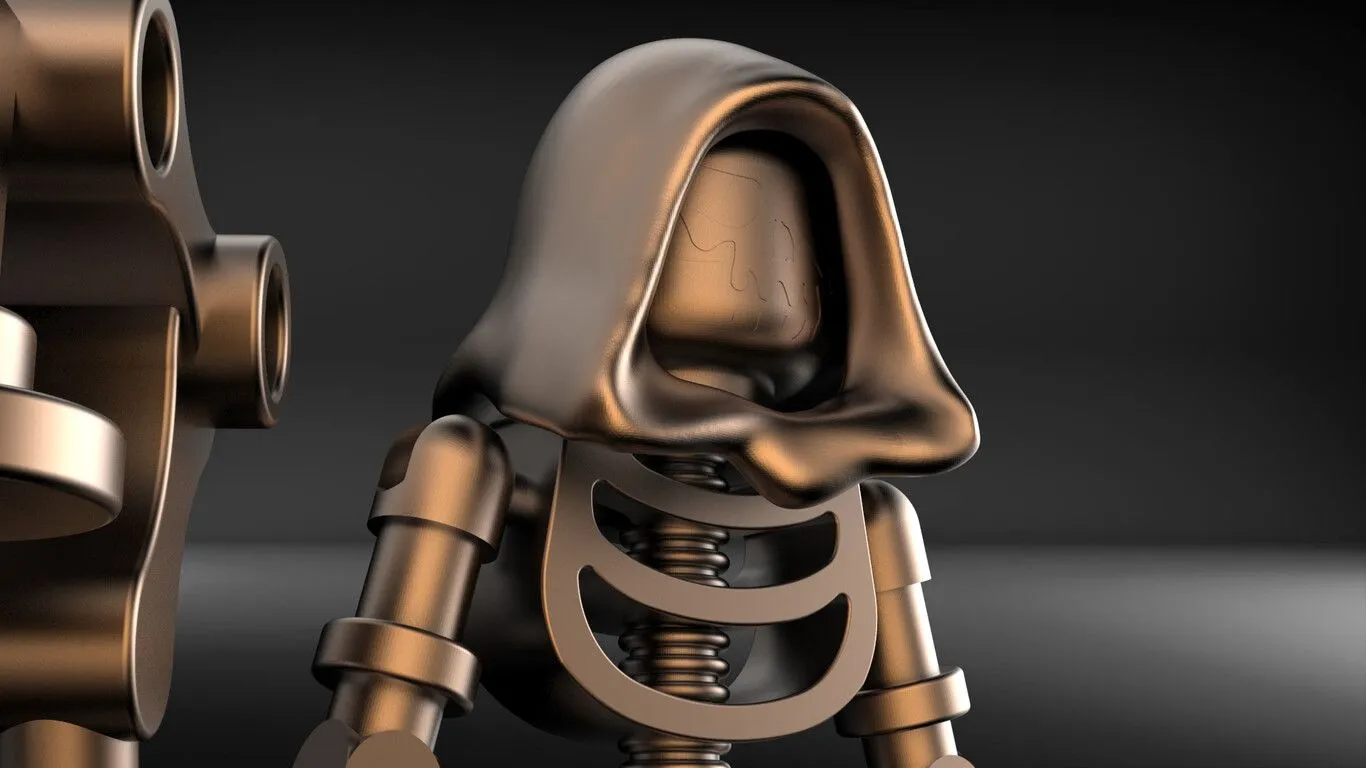 Lego Skeleton and Grim Reaper