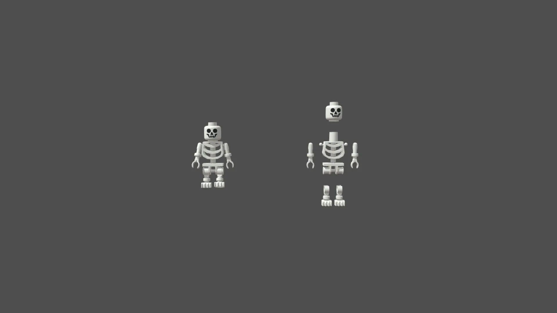 Lego skeleton Free 3D model by cookie_master [14e5613]