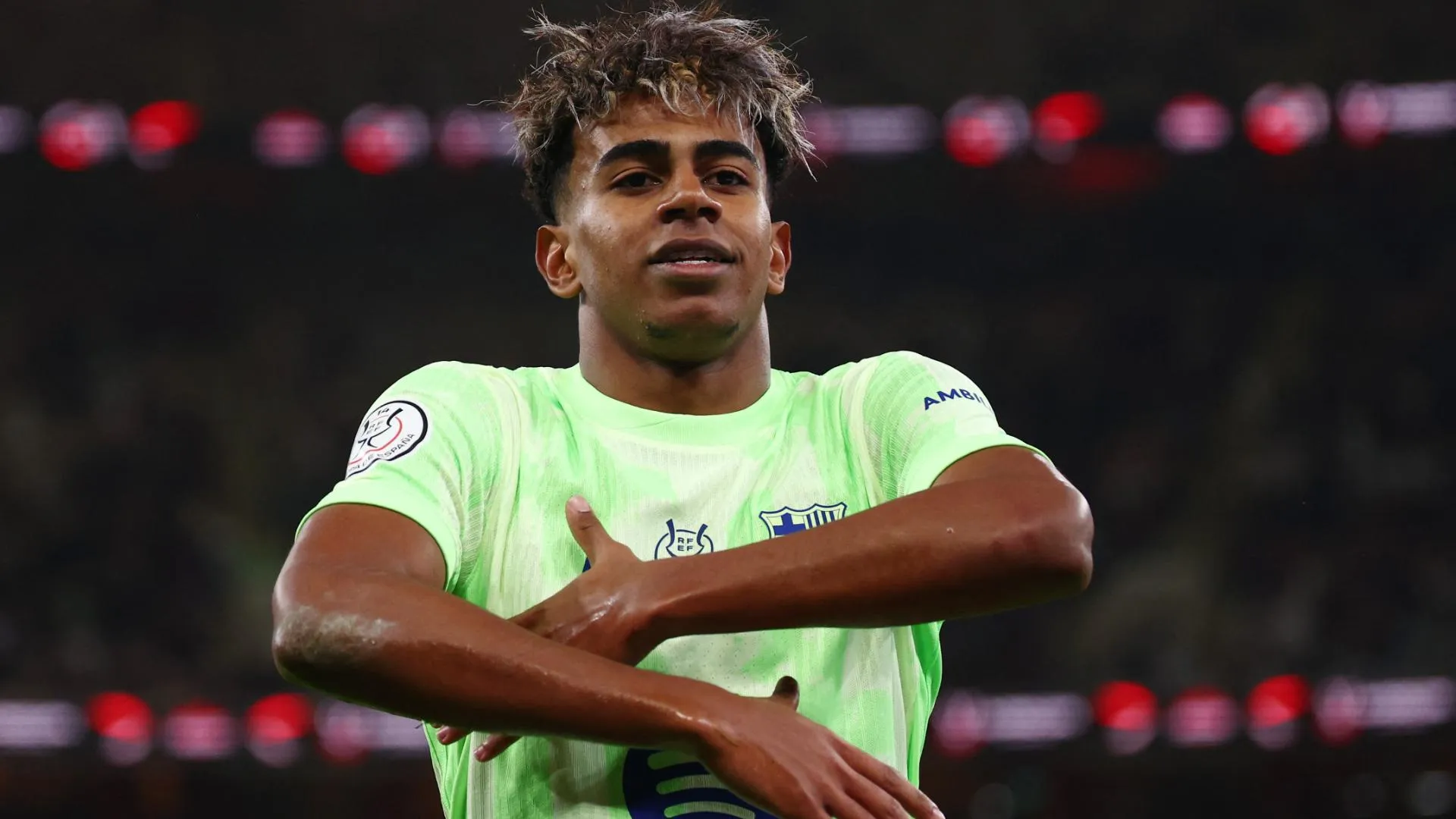 PHOTOS) Did Lamine Yamal Celebrate His Goal Like Neymar or Kylian Mbappé?